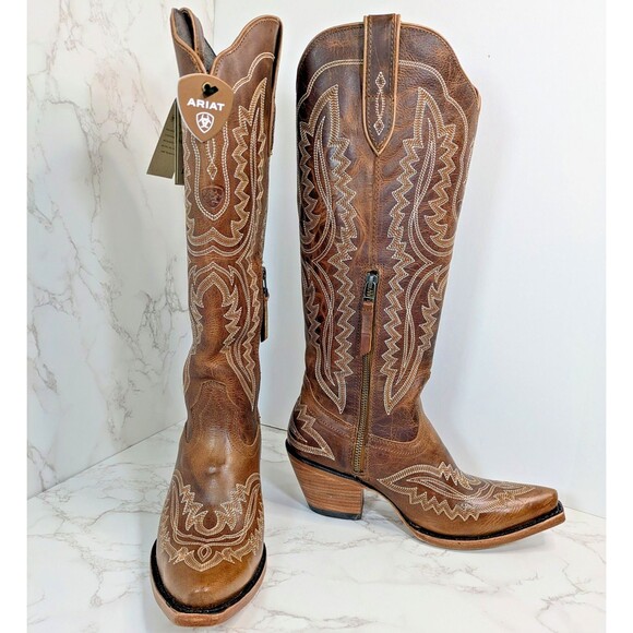 Ariat Women's Casanova Western Boot Shades of Grain Size 7.5 Snip Toe - Picture 6 of 16